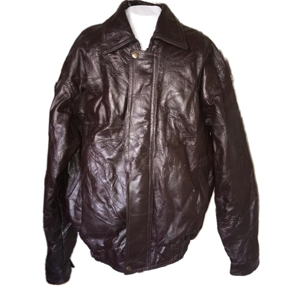 “HP”Vintage CELLINI MEN’s  LEATHER JACKET - Picture 1 of 9